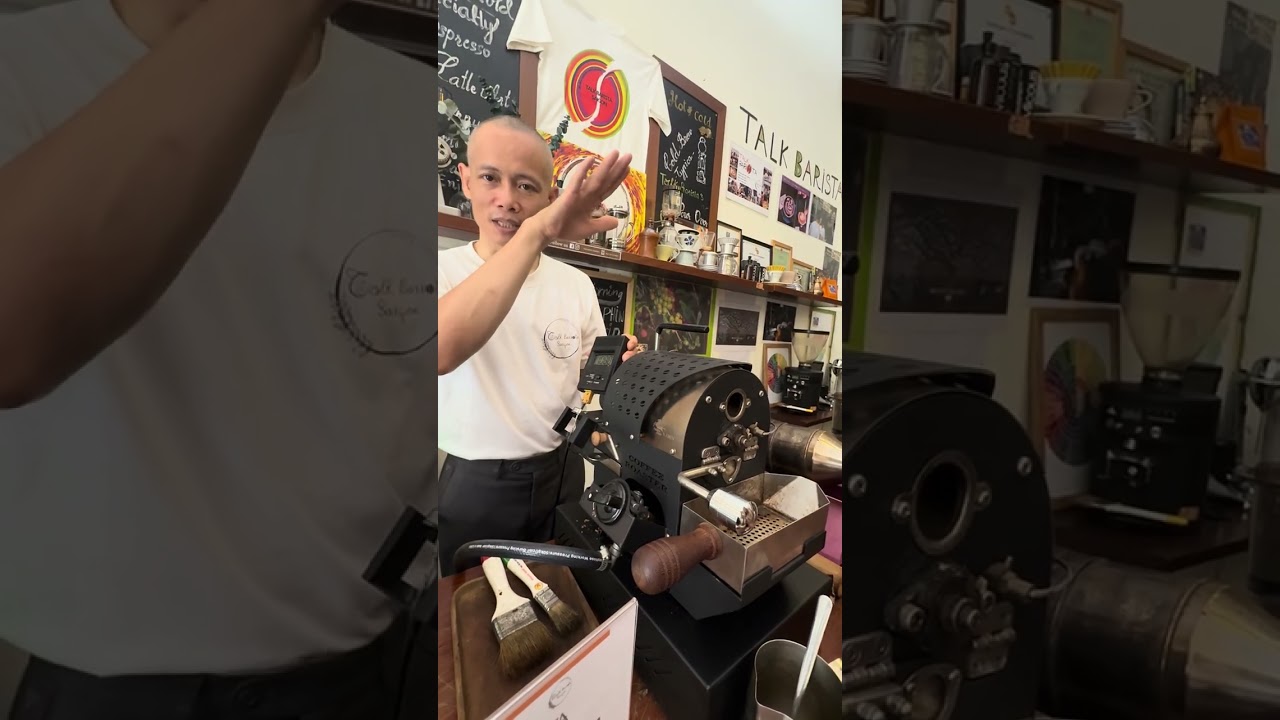 Roasting Coffee #Baristasaigon