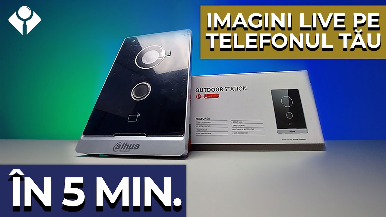 Cum instalezi un videointerfon stand-alone de la Dahua