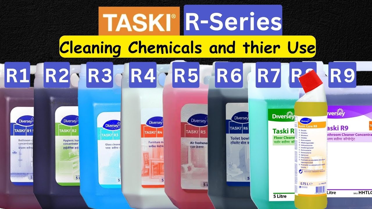 Taski R1 to R9 Cleaning Chemicals Explained | Housekeeping Training Video I Housekeeping Tips