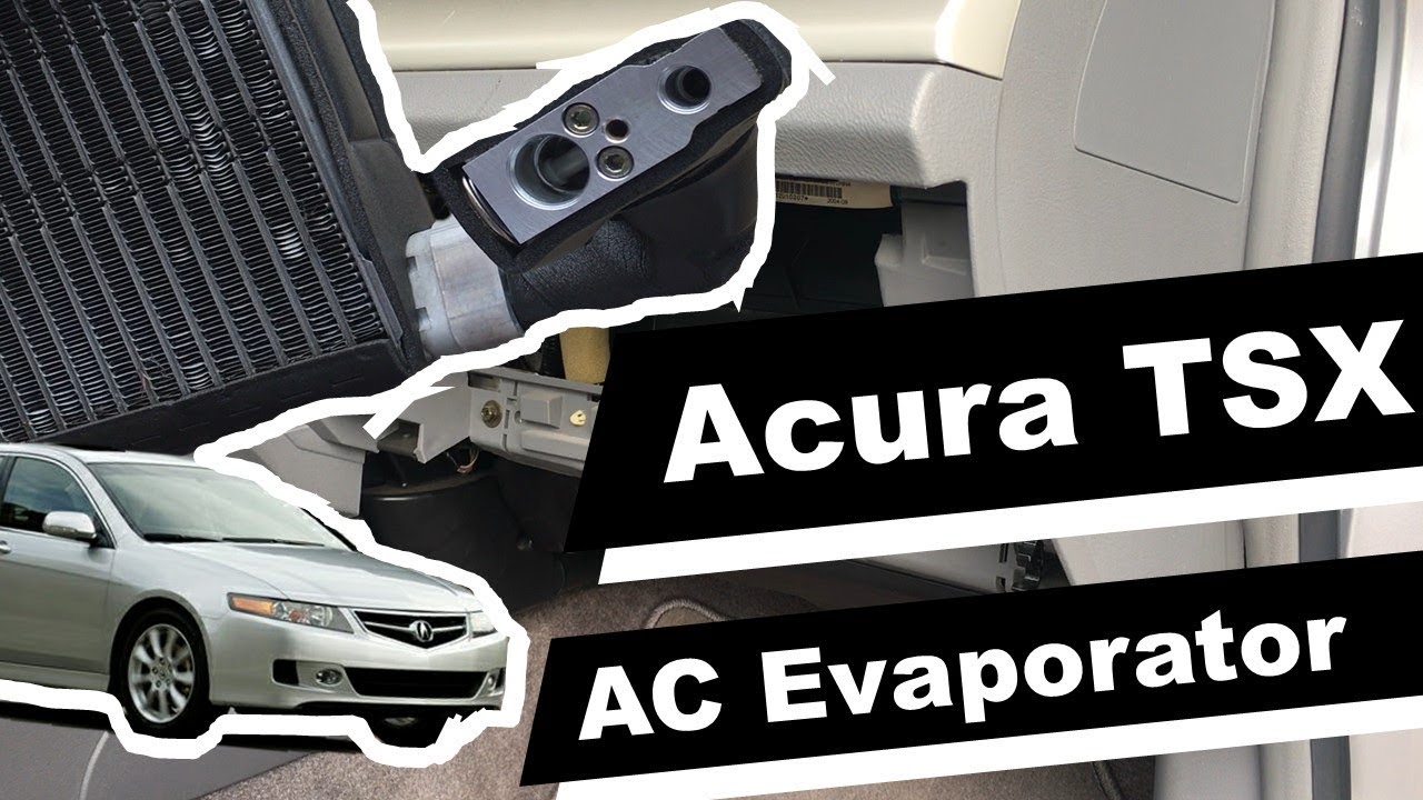 How to replace AC Evaporator and AC Expansion Valve on 2007 Acura TSX DIY instructions