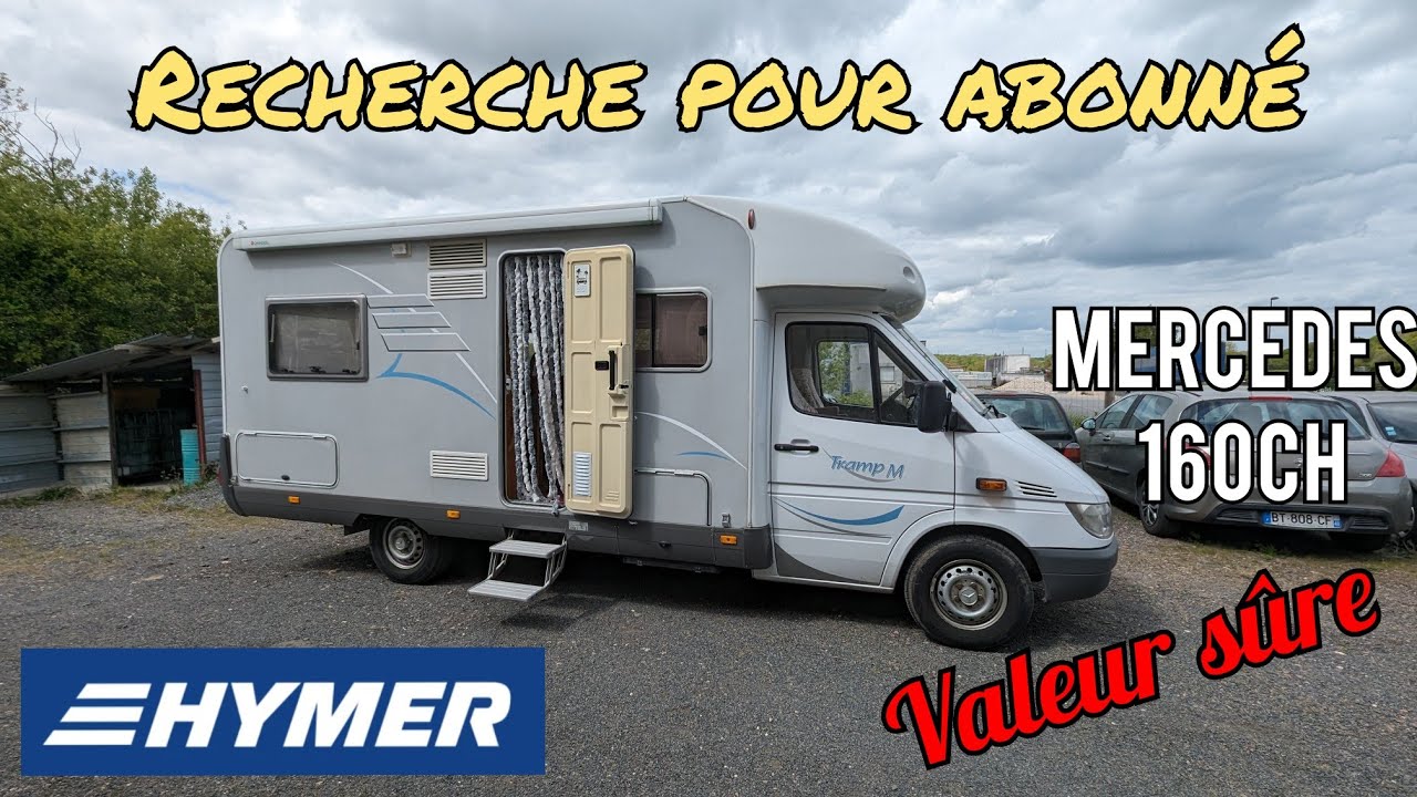 Recherche pour abonné : un camping-car de qualité Hymer et Mercedes !