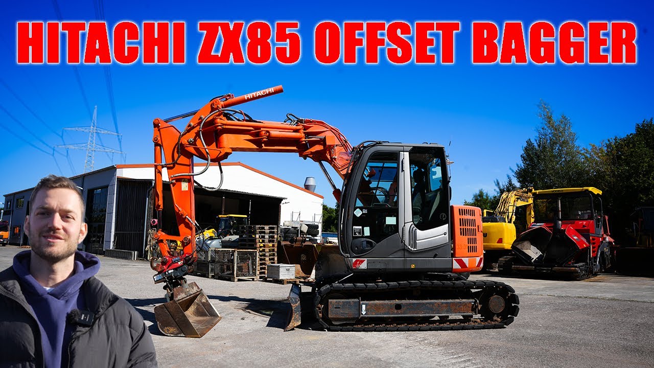 OFFSET SPEZIALBAGGER! Mit so vielen Gelenken baggerst du um jede ECKE! Hitachi ZX85 US