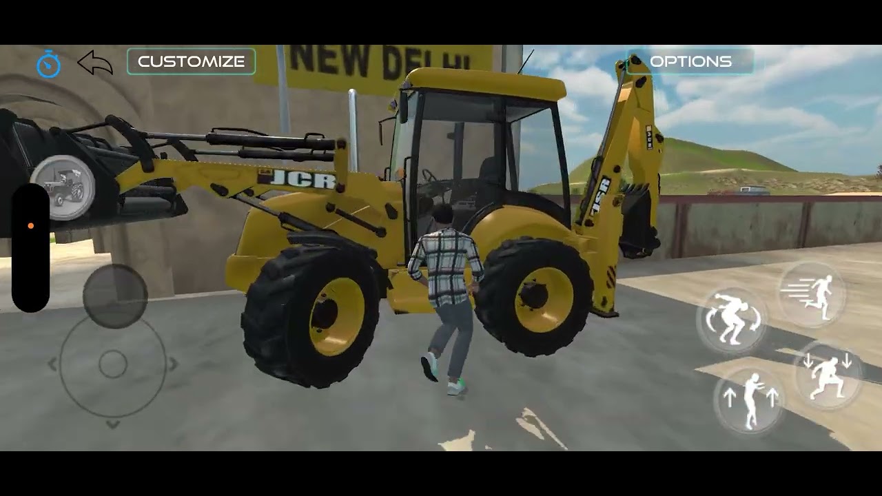 Jcb for working railway station || THE GAMES ||