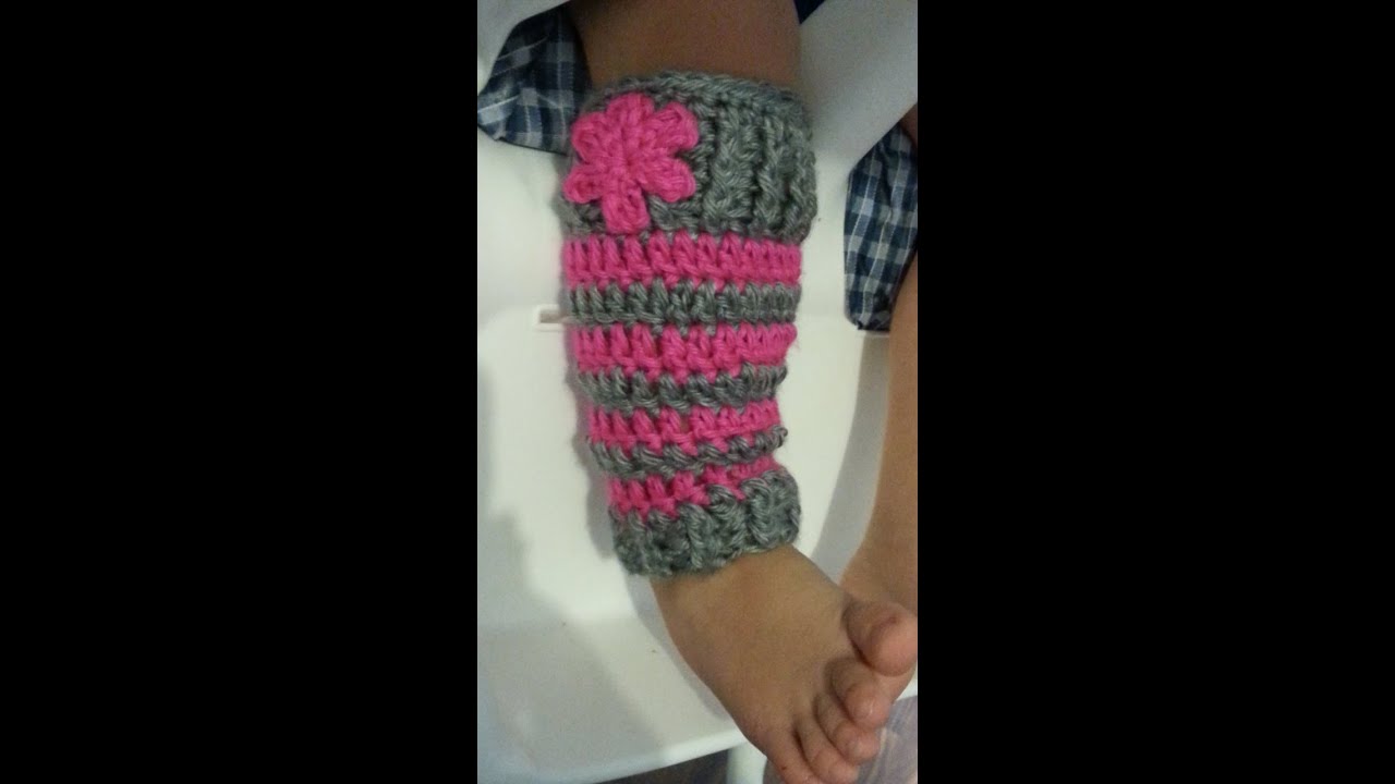 How to Crochet Baby Leg Warmers