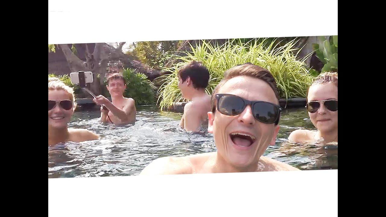 YouTuber HALBNACKT im POOL! I Mit DagiBee, Paola, Shirin, Timo & Sascha