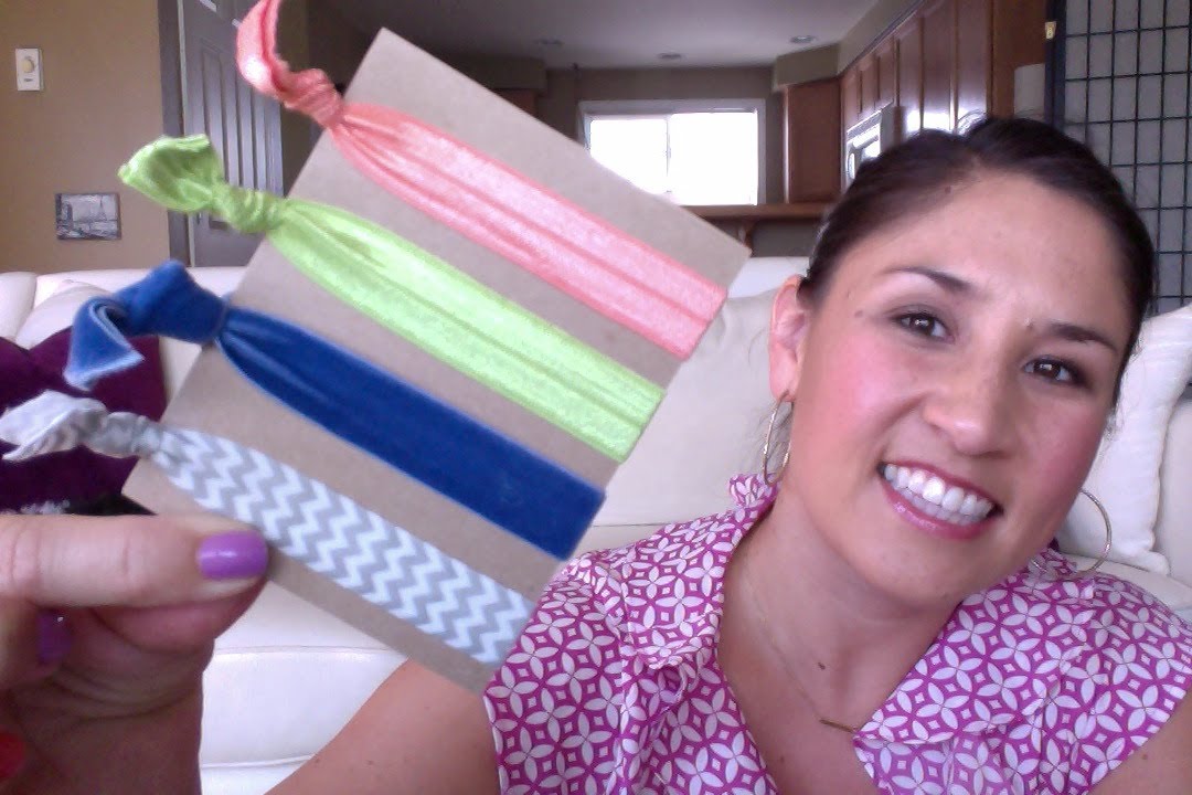 Ribbon Hair Tie - How To DIY