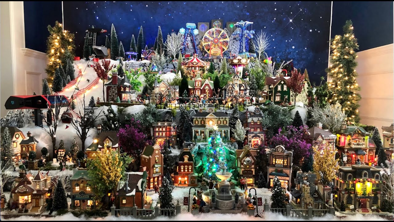2021 Christmas Village: Dreamy Falls