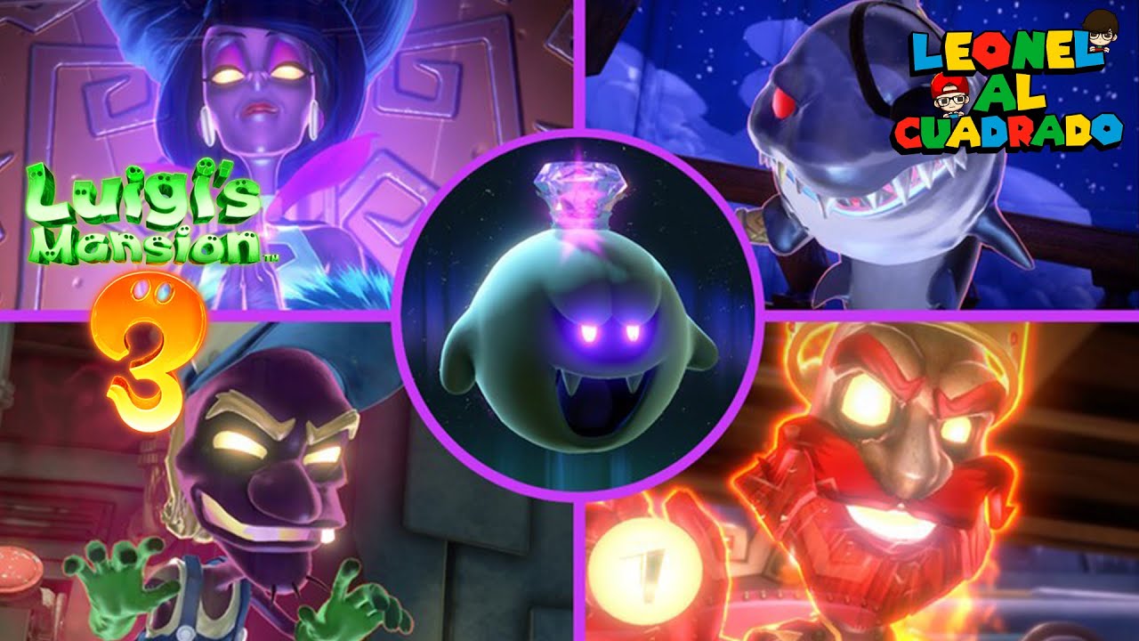 Luigi's Mansion 3 - All Bosses | 2 Players |  Nintendo Switch