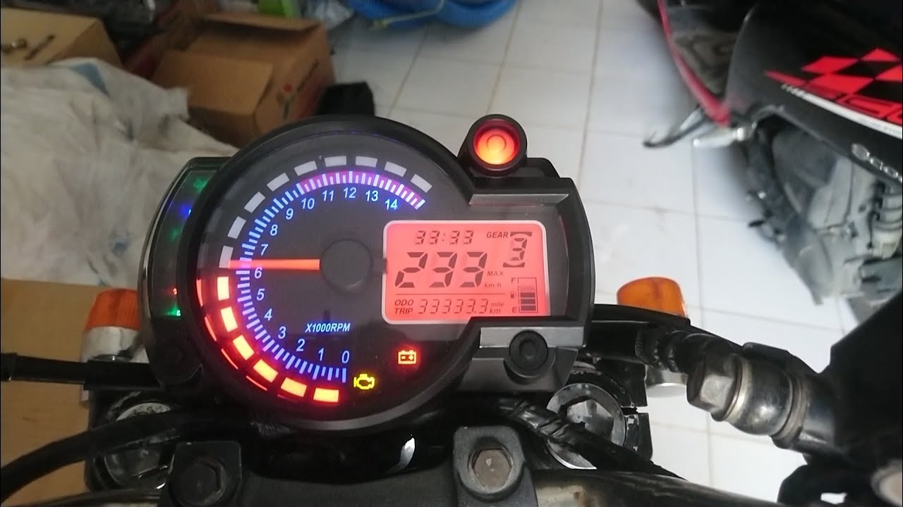 Proses Pemasangan Spidometer Koso RX2N di Megapro Part 1