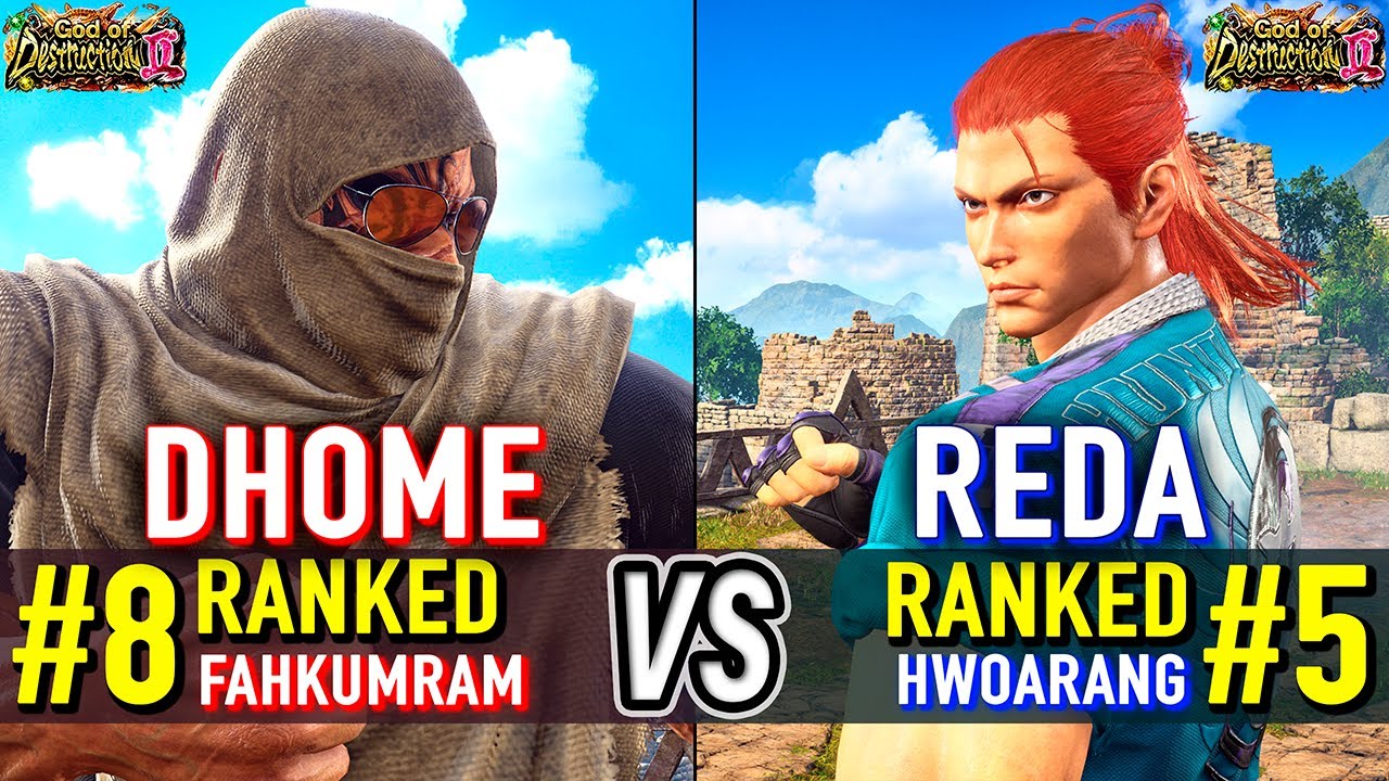 T8 🔥 DHOME50HBK (#8 Ranked Fahkumram) vs REDA (#5 Ranked Hwoarang) 🔥 Tekken 8 High Level Gameplay