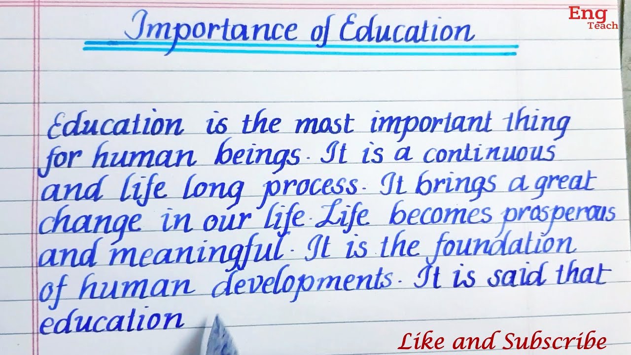 Essay on 