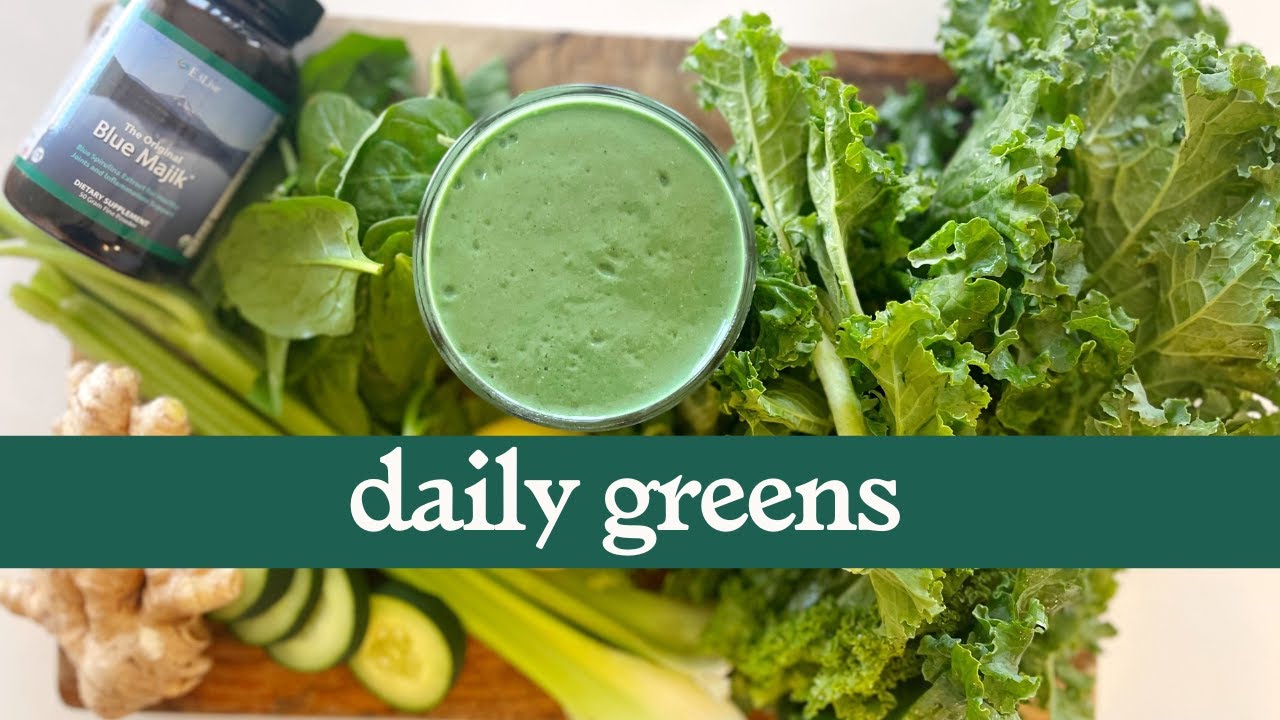 How to avoid holiday bloat with a daily green smoothie!