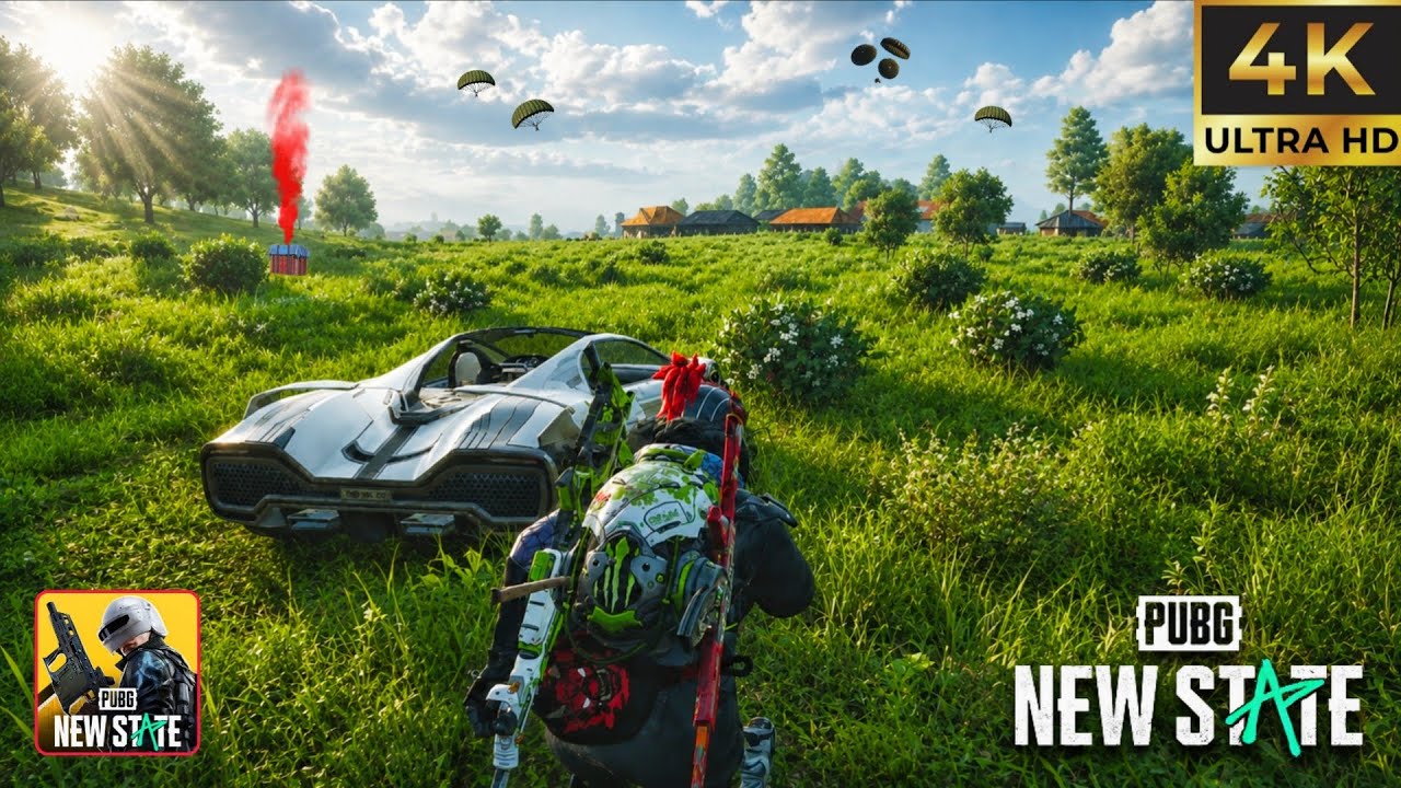 PUBG New State Mobile Erangle 4K Graphics 60FPS Gameplay