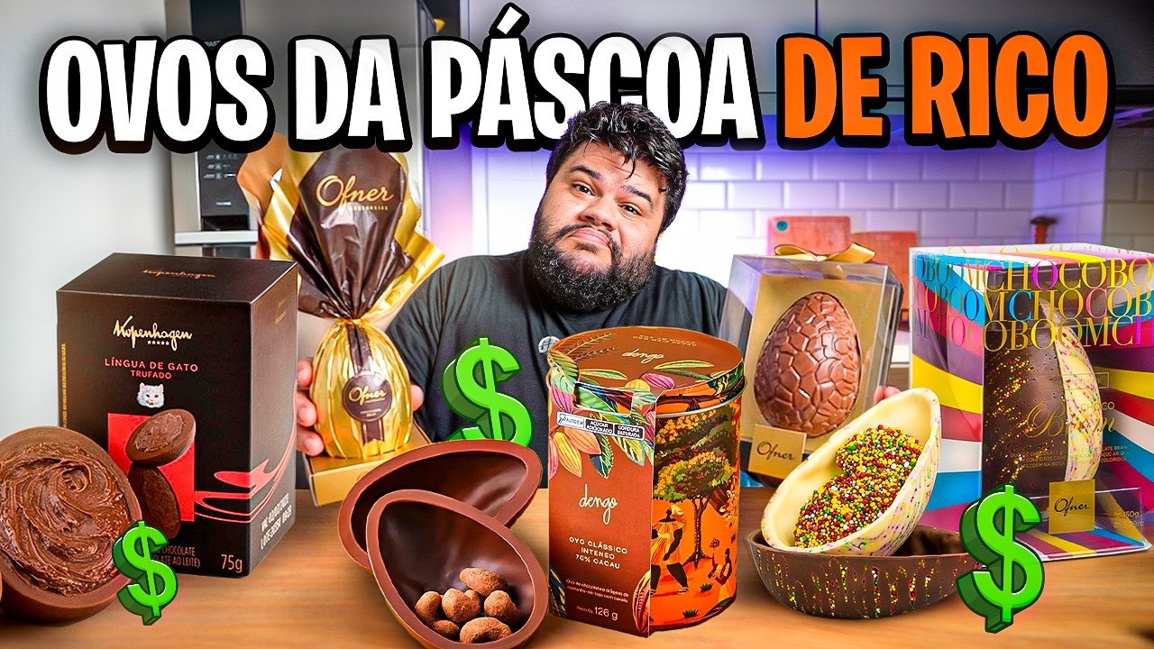 Provando OVOS da P&Aacute;SCOA de RICO!