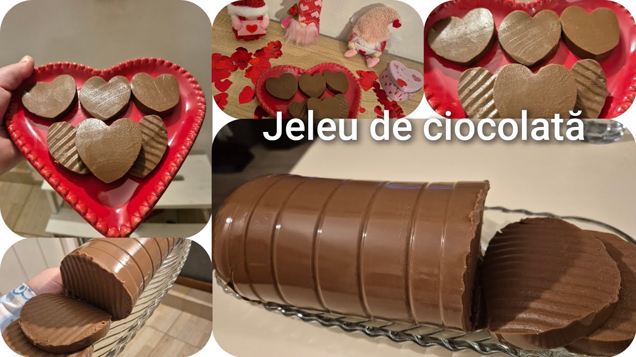Jeleu de ciocolata🍫 cu doar 4 ingrediente/Simplu și rapid/borcane de la Pepco/unghiile mele cu oja.