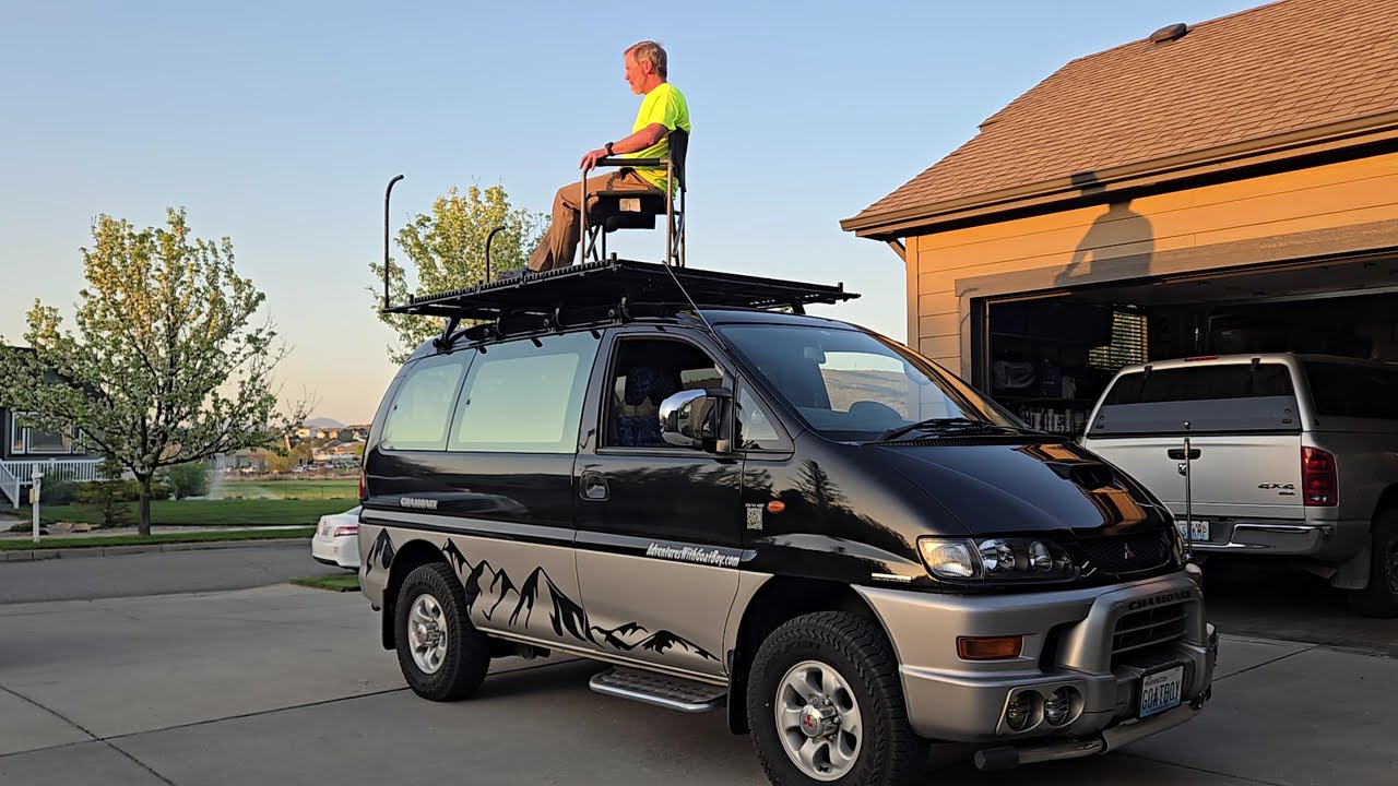 AdventuresWithGoatBoy.com -  Project Delica: On top of the world - the ultimate roof rack