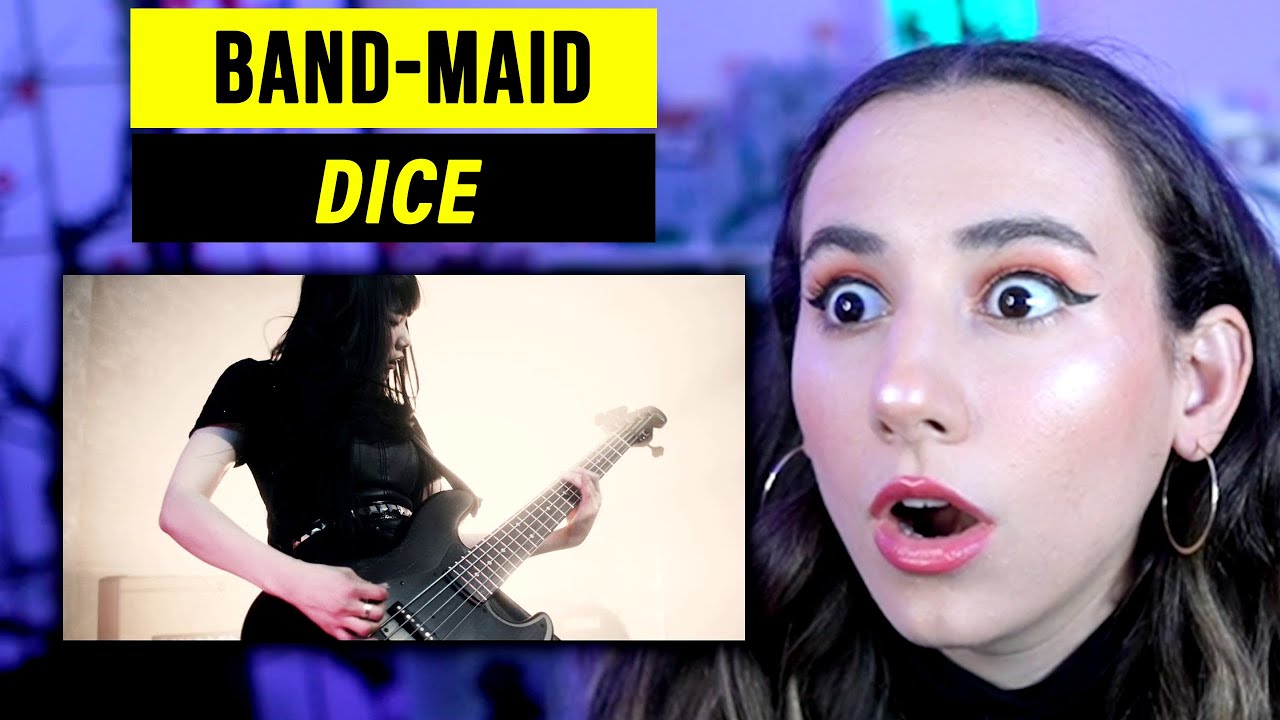 BAND-MAID / DICE | Singer Bassist Reacts & Musician Analysis