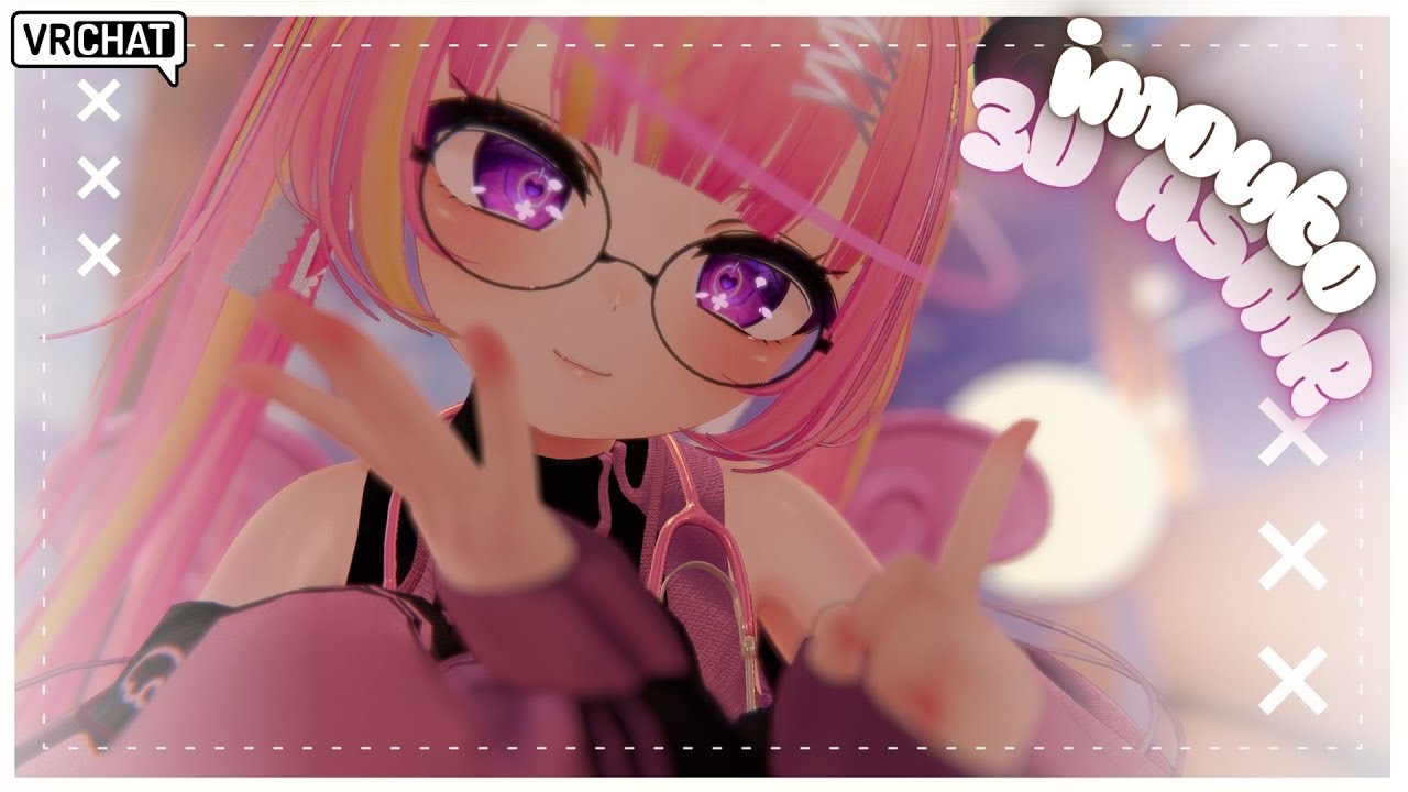 【BINAURAL ASMR VRCHAT】Imouto heals your stress ♪ [ tingles, sleep aid, healing, soft speaking 甘々安眠 ]