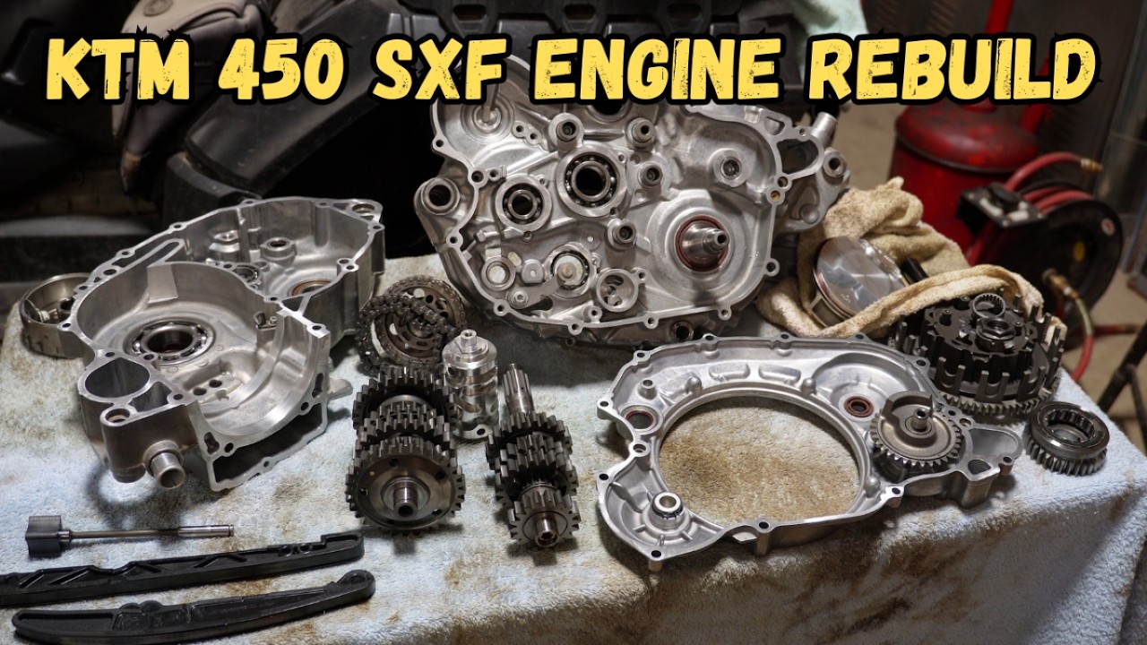 Полная переборка двигателя KTM 450 SX-F