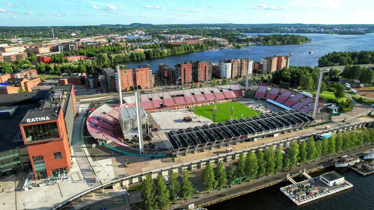 Tampere Ratina and Tampere Stadium, August 2022