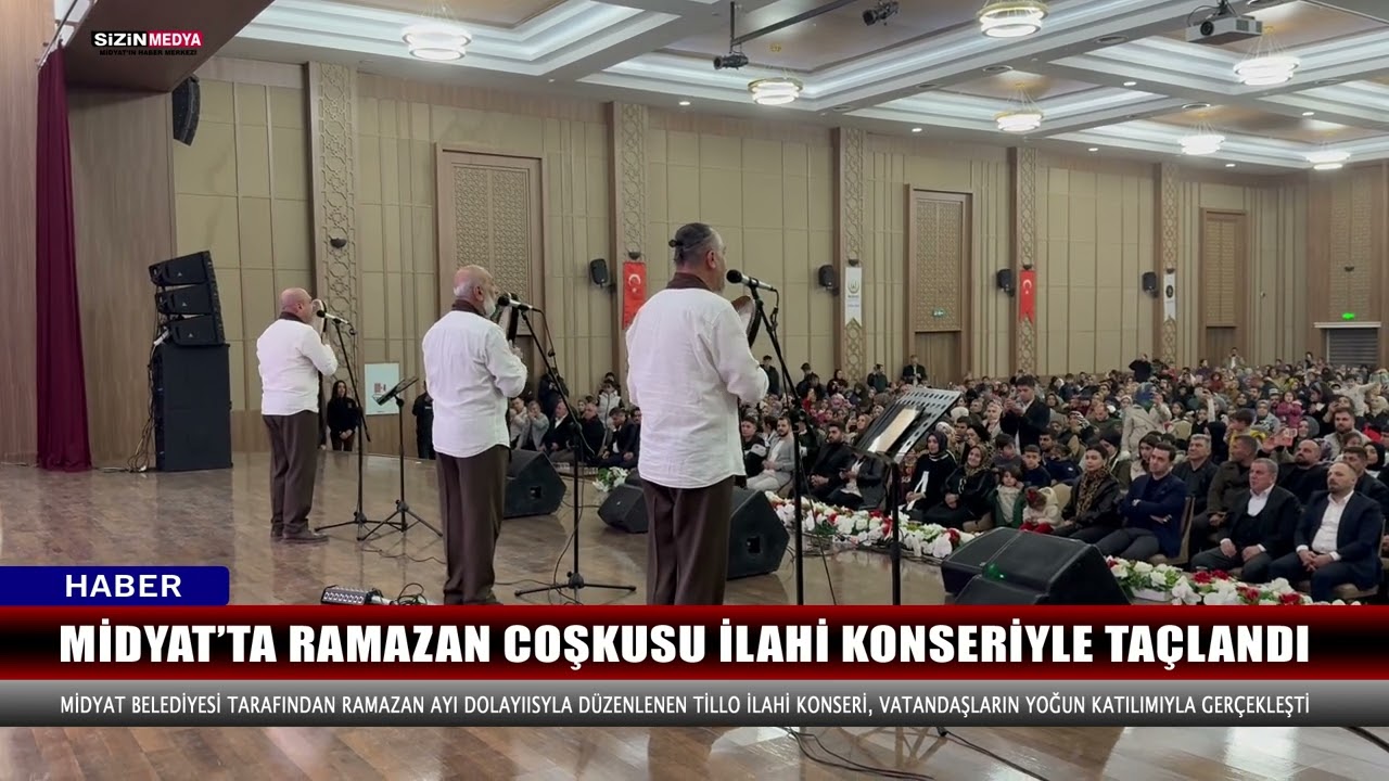 Midyat’ta Ramazan Coşkusu İlahi Konseriyle Taçlandı