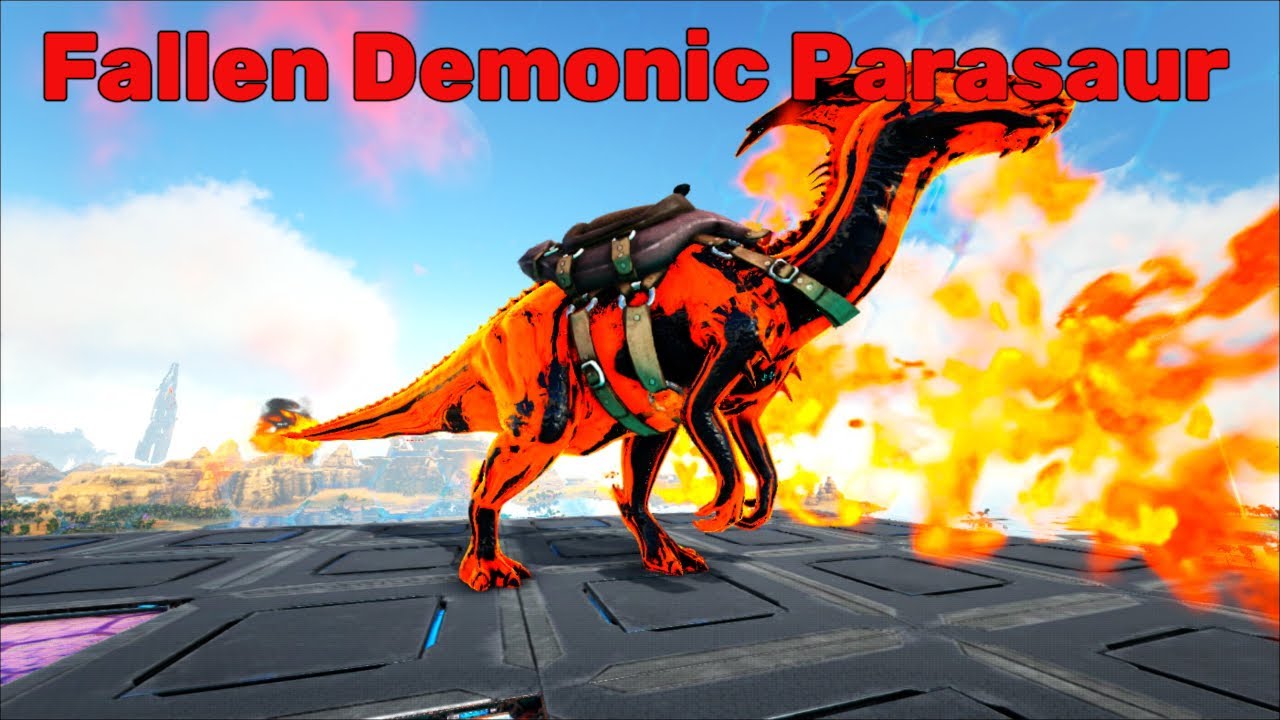 ARK: Primal Fear + Eternal(New) #28 Mình Thu Phục Và Tiến Hóa Fallen Demonic Parasaur Khá Mạnh - NSG