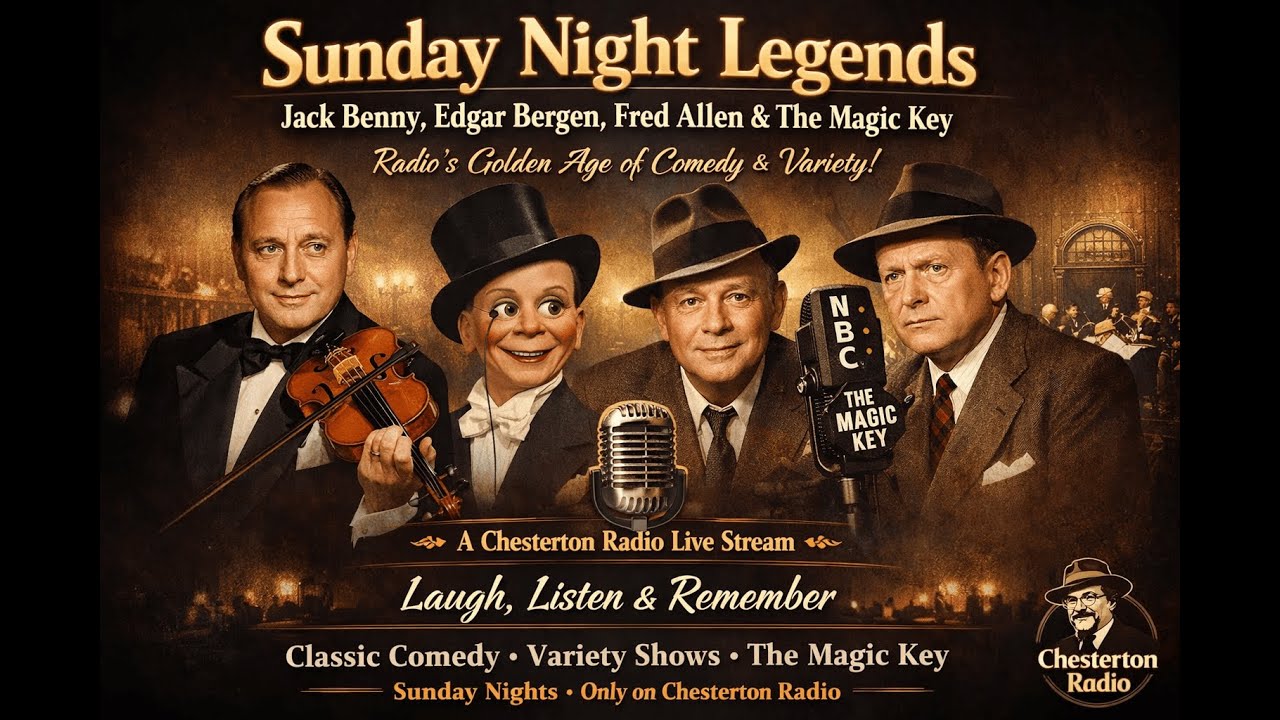 🎙️ Sunday Night Legends — Jack Benny, Edgar Bergen, Fred Allen & The Magic Key | Listener Supported