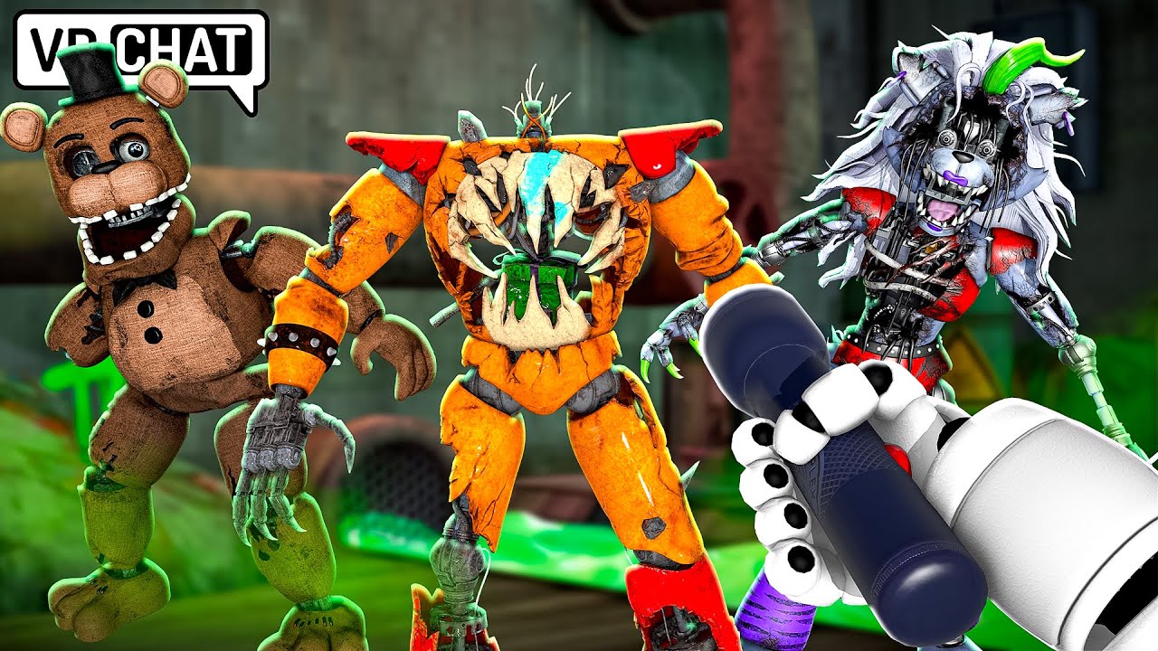 Circus Baby TRAVELS to the FNAF WITHERED DIMENSION