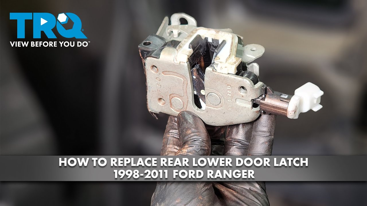 How to Replace Rear Lower Door Latch 1998-2011 Ford Ranger (Extended Cab)