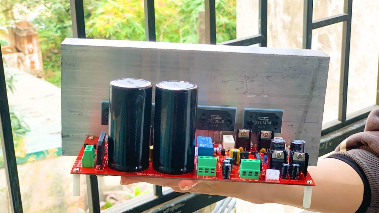 DIY 222+222 Watts Stereo Amplifier using 2SA1494 & 2SC3858 Transistor | DCA Project