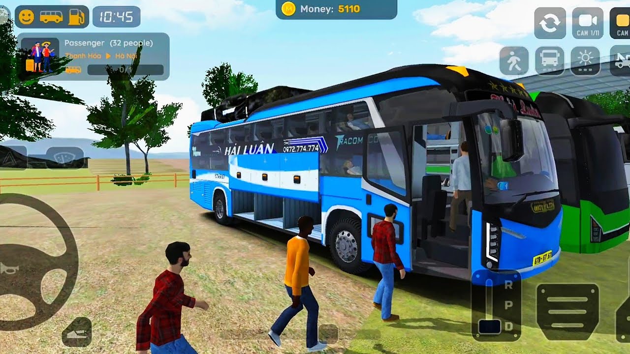 🚍Coach Bus Simulator Vietnam🛣 Ultra Gameplay driving 33 passengers in Vietnam ✅️