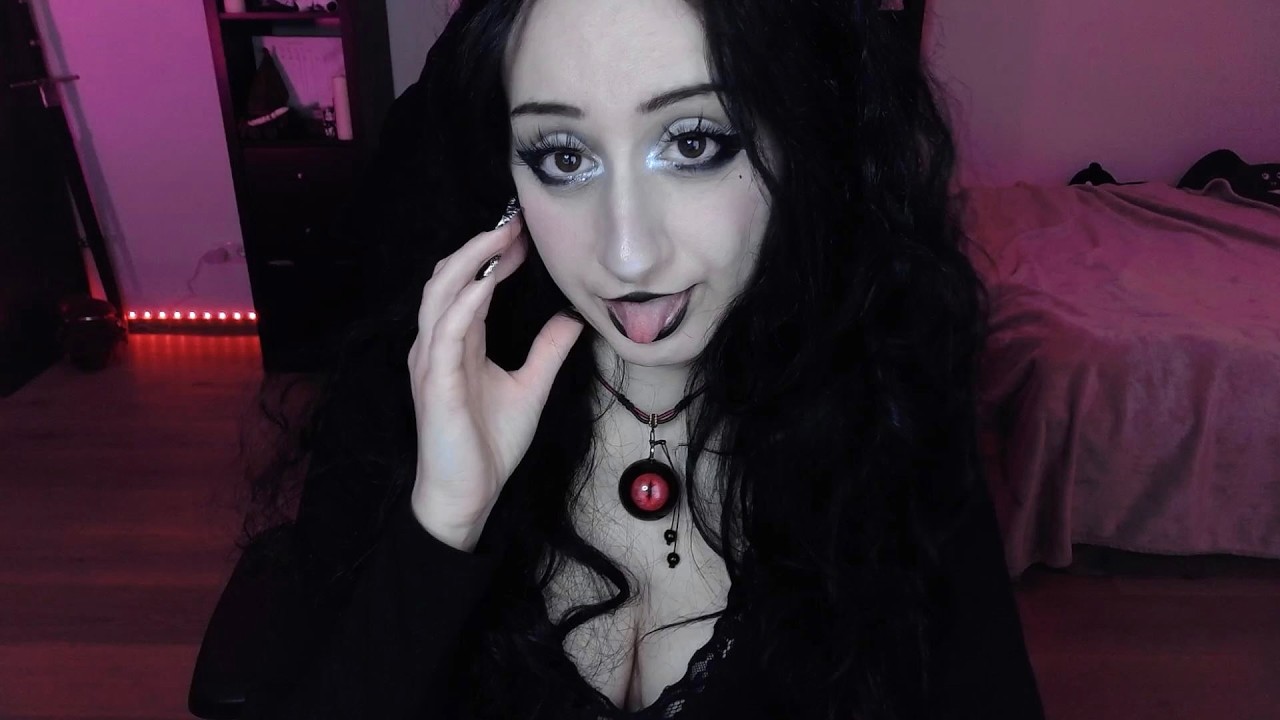 ASMR ✞ Weird goth girl is into you