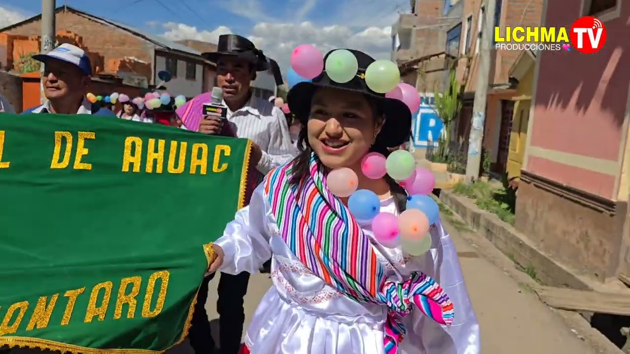 PASACALLE & CONCURSO DE DANZAS 12O ANIVERSARIO  DE AHUAC- 2025