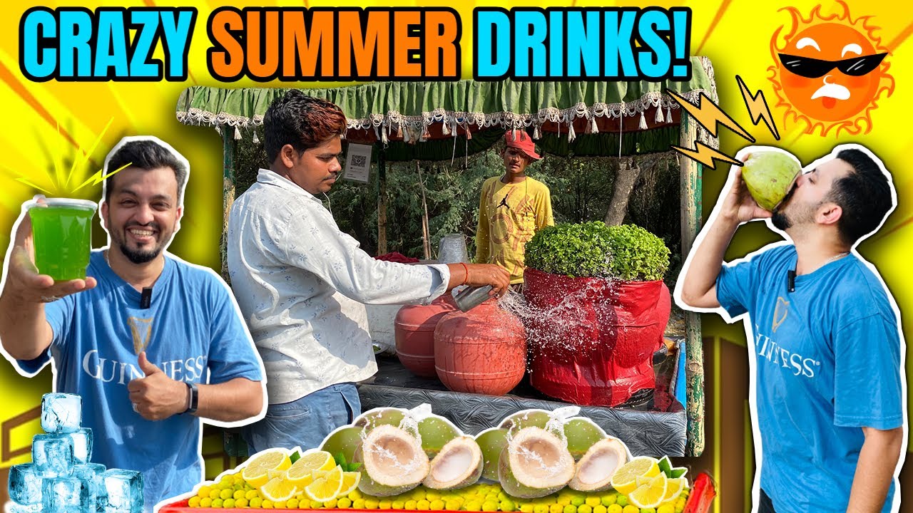 SUMMER DRINK SPECIAL IN HYDERABAD - ZABARDAST DRINKS TRY KIYA MAINE! | WTF | HYDERABAD VLOG