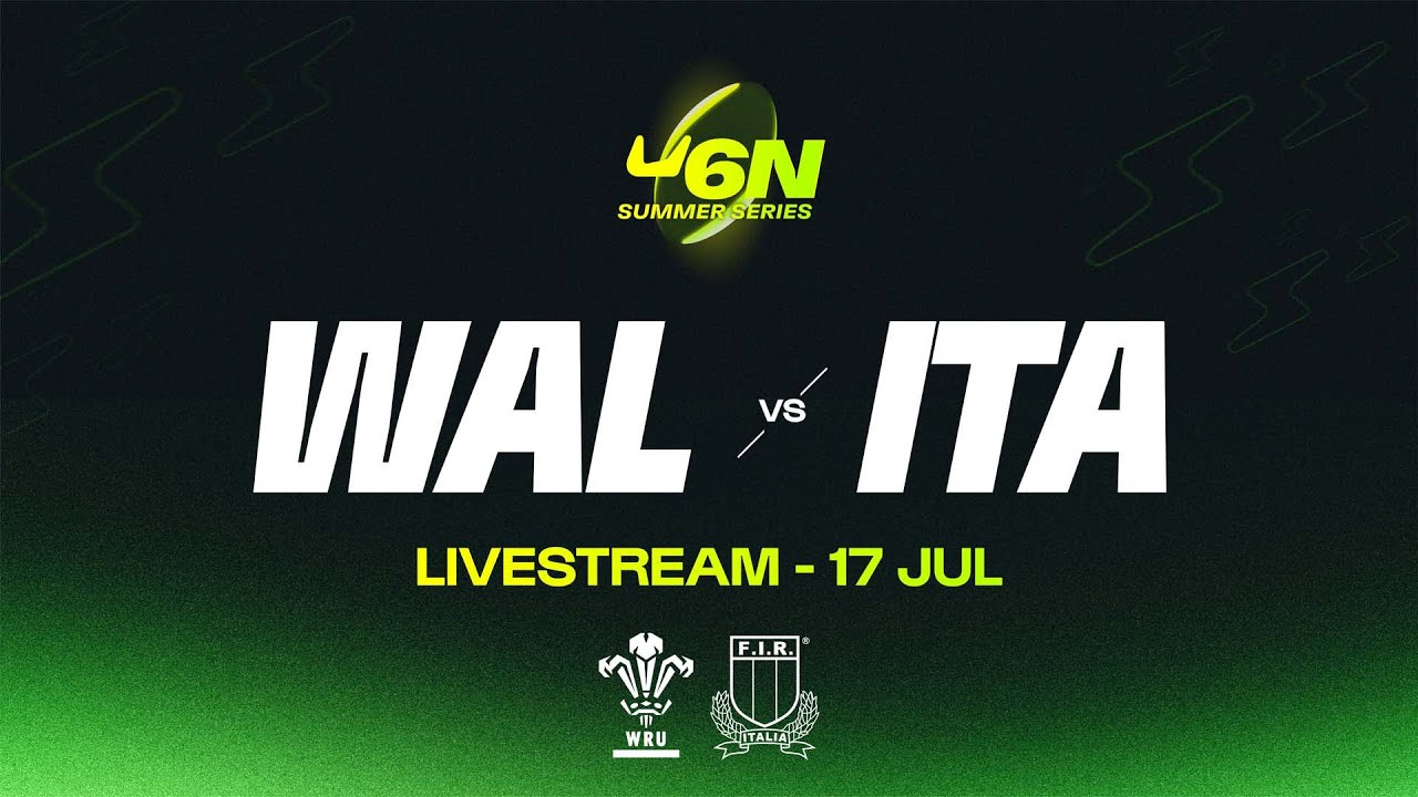 Wales v Italy | U6N20 Women's Summer Series | Day Three