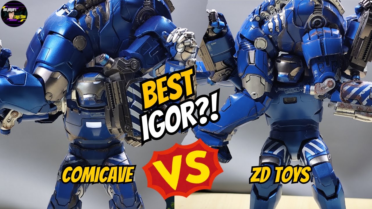 Comicave vs ZD Toys IGOR – Which Iron Man Mark 38 Is The Best?