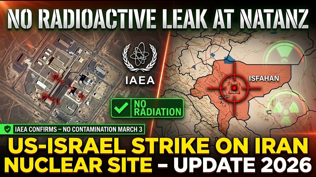 Breaking: IAEA Says No Radiation Leak from Natanz Strike &ndash; Iran Nuclear Site Update