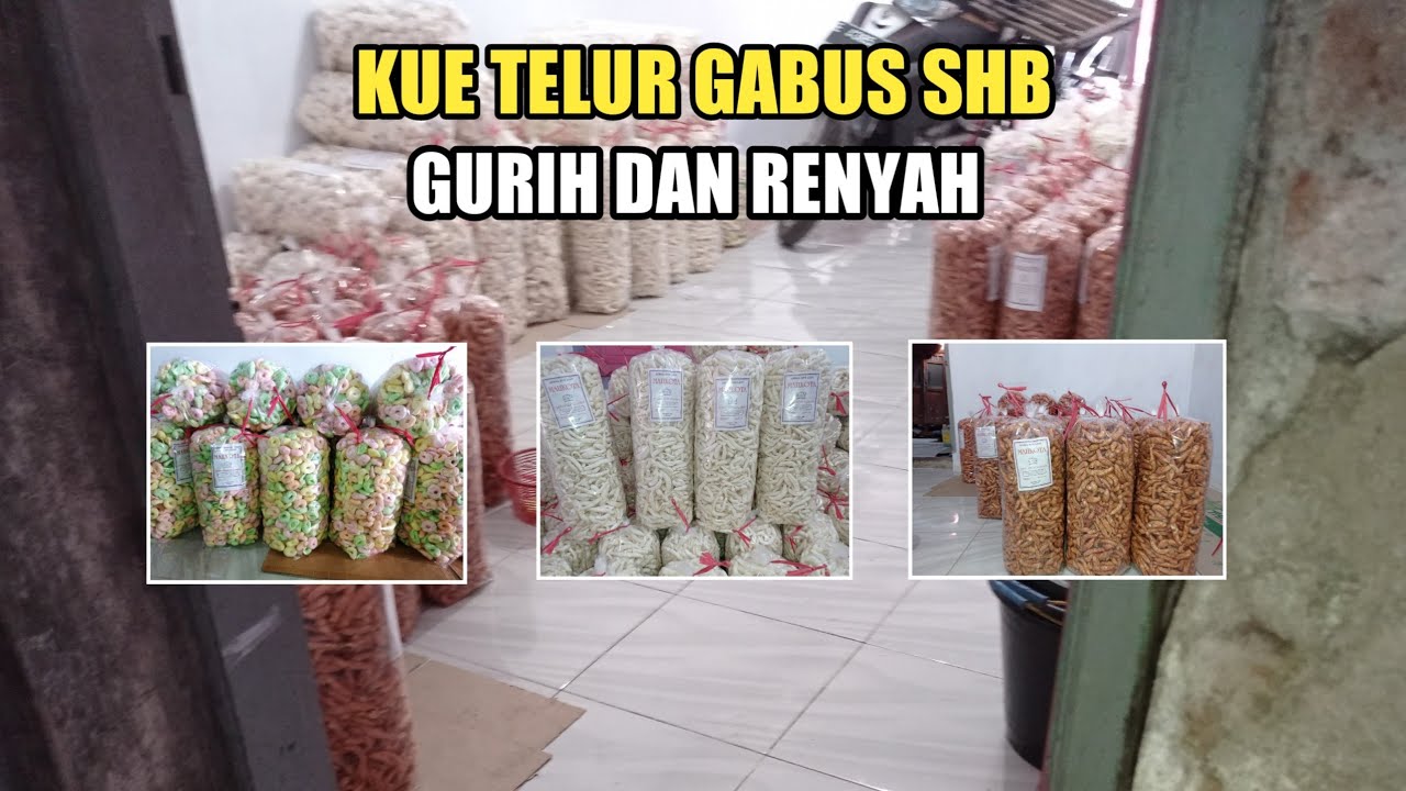pabrik pembuatan kue telur gabus SHB cirebon pantura