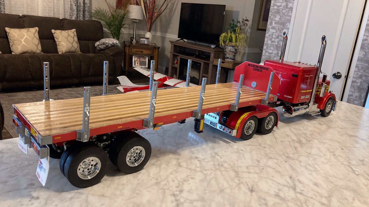 TAMIYA FLATBED TRAILER BUILD 2023