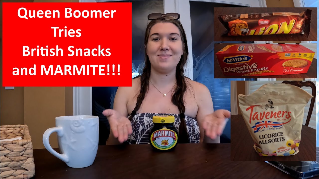 Americans Try British Snacks and Marmite For The First Time!