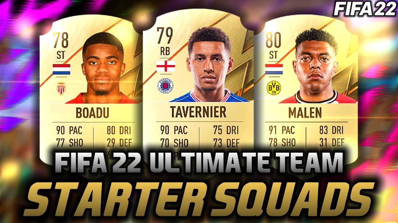 FIFA 22 STARTER SQUADS! // FIFA 22 ULTIMATE TEAM