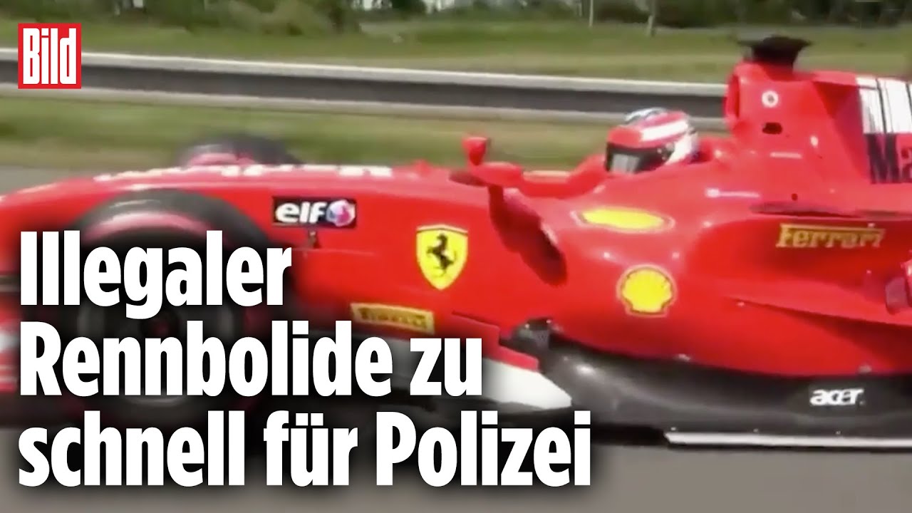 Formel2-Rennwagen rast &uuml;ber die Autobahn: Polizei sucht Fahrer | Tschechien