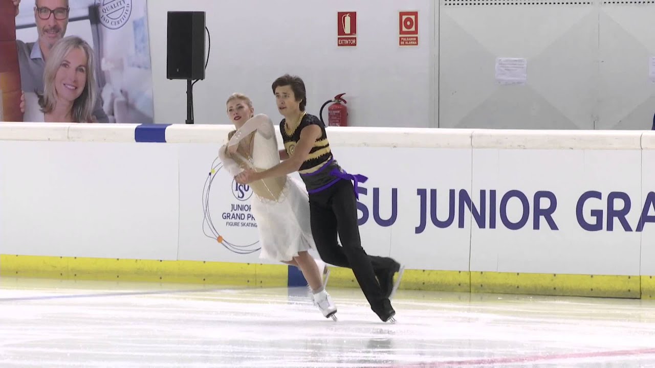 2015 ISU Junior Grand Prix- Logroño Free Dance Mackenzie BENT / Dmitre RAZGULAJEVS CAN