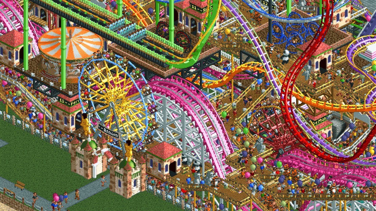 I Built the Densest Park Ever in RollerCoaster Tycoon 2
