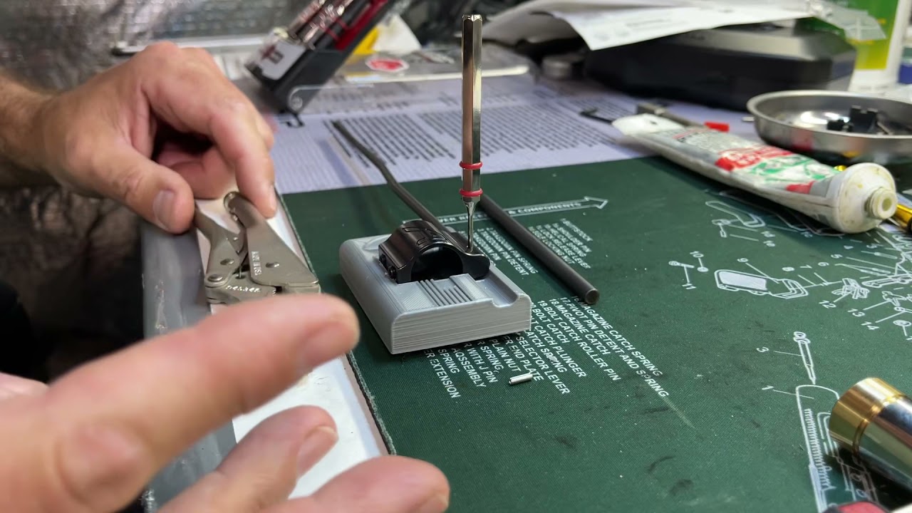 How to install an AR Gas Block Roll Pin