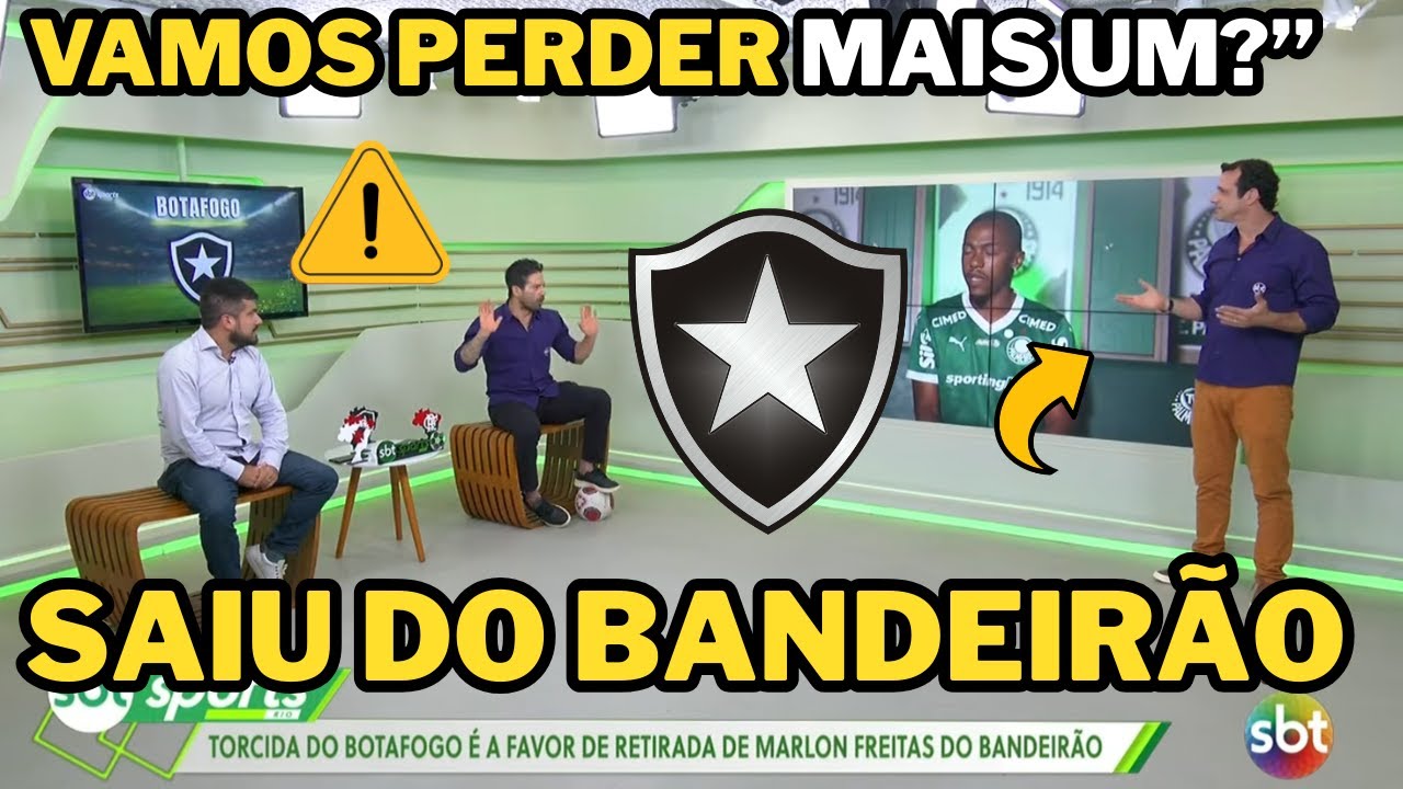 🚨 POLÊMICA NO BOTAFOGO! VOTAÇÃO PARA REMOVER MARLON FREITAS DO BANDEIRÃO  🔥  REACT SBT Sports