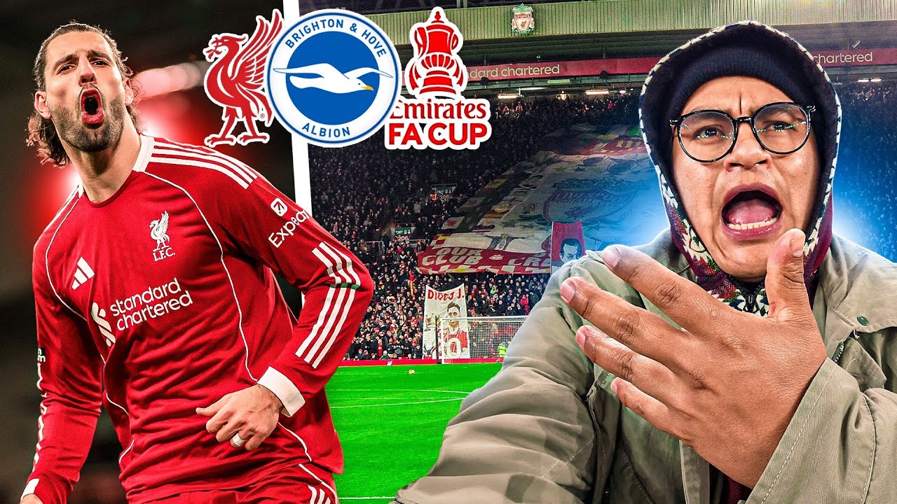 THE MOMENT LIVERPOOL SMASH BRIGHTON 3-0 | Liverpool 3-0 Brighton | Salah & Szoboszlai in FA CUP WIN