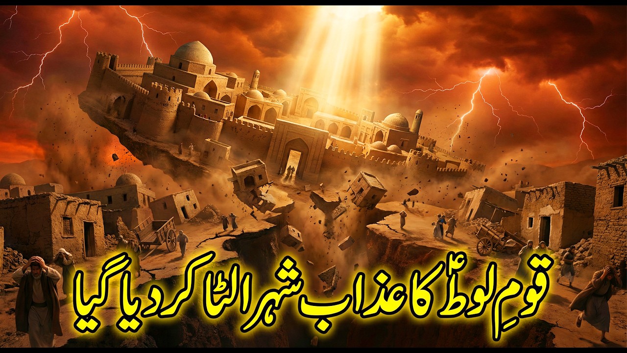 Qaum-e-Lut Ka Azaab | Jab Pura Shehar Ulta Kar Ke Phenk Diya Gaya | Haulnaak Islami Waqia