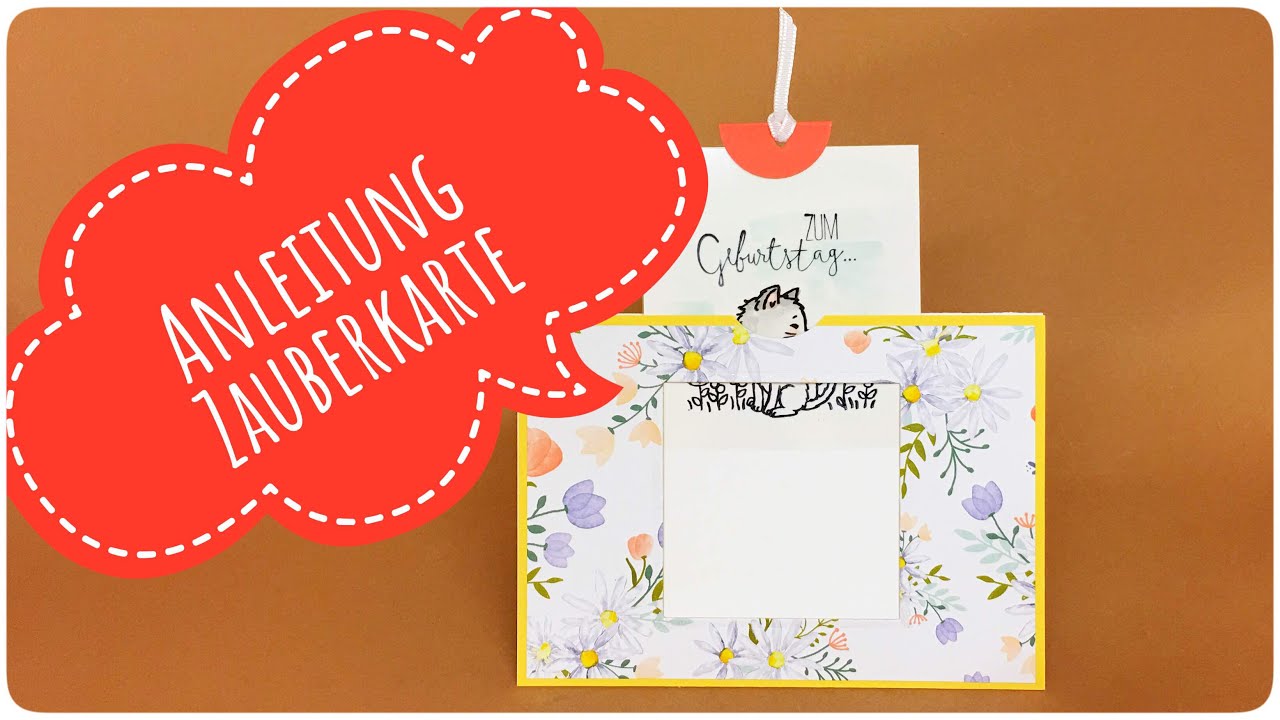 Anleitung Magische Karte - Zauberkarte mit Stampin Up Produkten