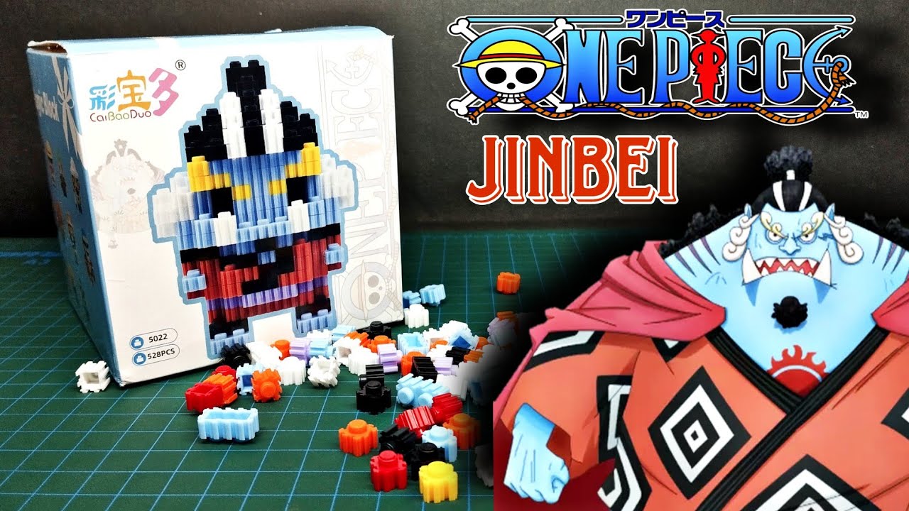 Rakit nano block Jinbei | One Piece
